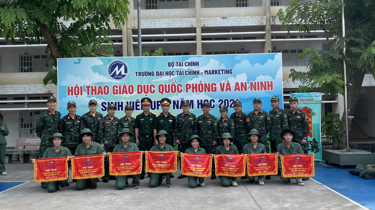 Hội thao và Hội thi văn nghệ Giáo dục quốc phòng và An ninh tại Trường Đại học Tài chính - Marketing (đợt học 4) Khoá TS 2023